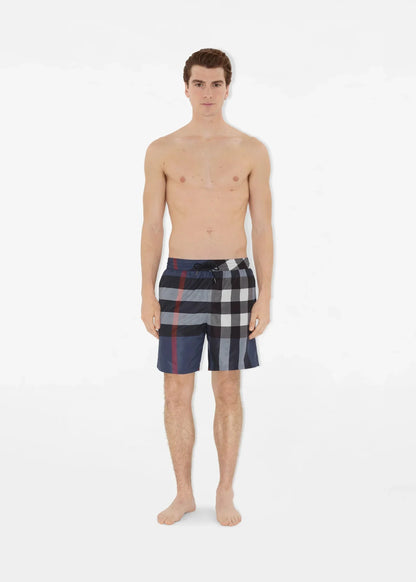 Short de bain Bleu