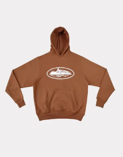 Sweat Pull Avec Capuche Marron - UrbanDrip