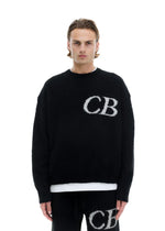 Sweat Pull CB Logo Knit Noir - photo 5/5 - UrbanDrip