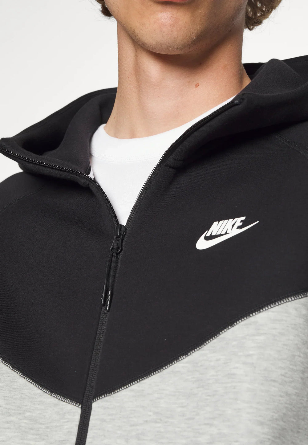 Zip Nouveau Zippé Noir Et Gris - photo 2/4 - UrbanDrip