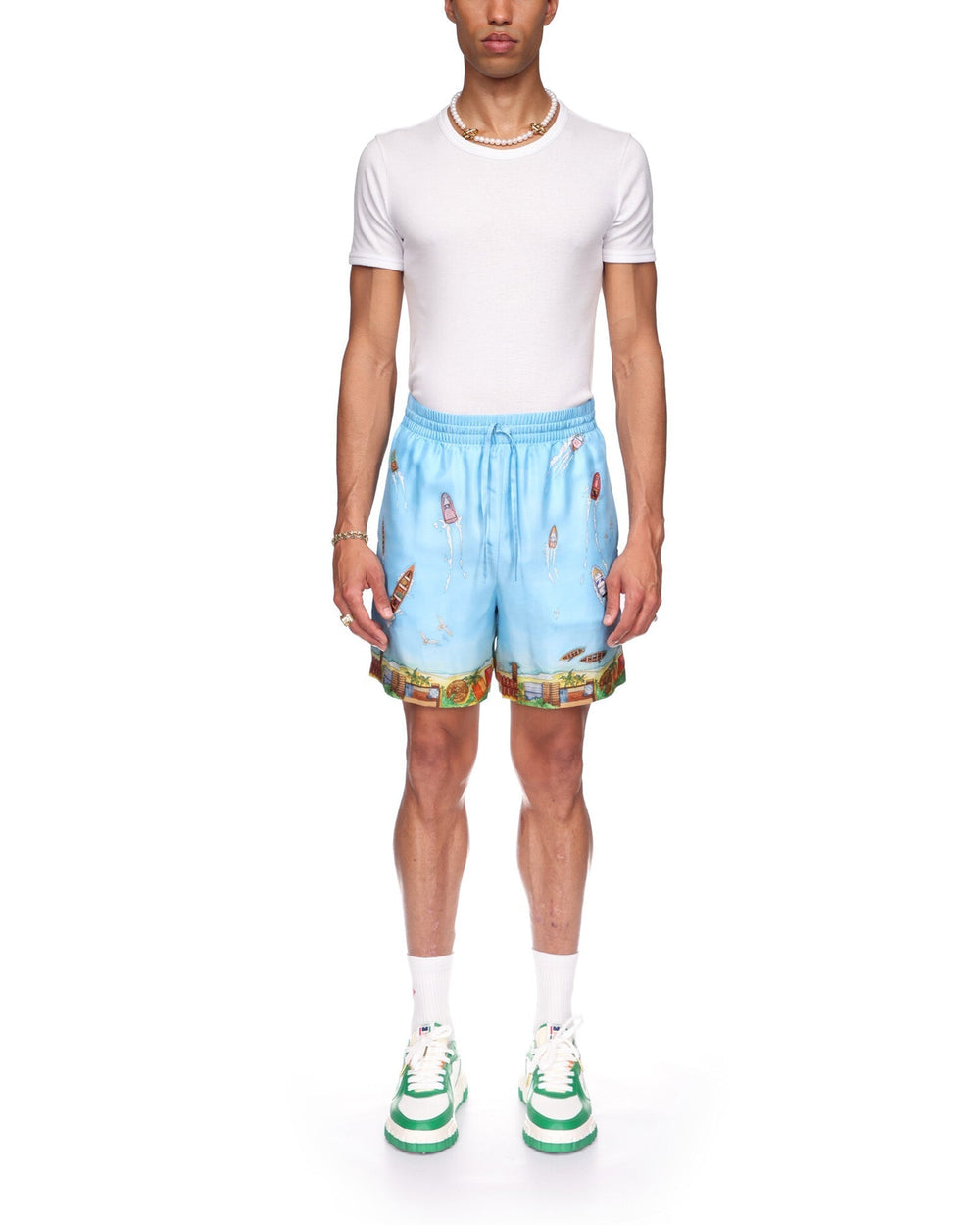 Short Maison Sur Piloti Silk Shorts - photo 2/6 - UrbanDrip