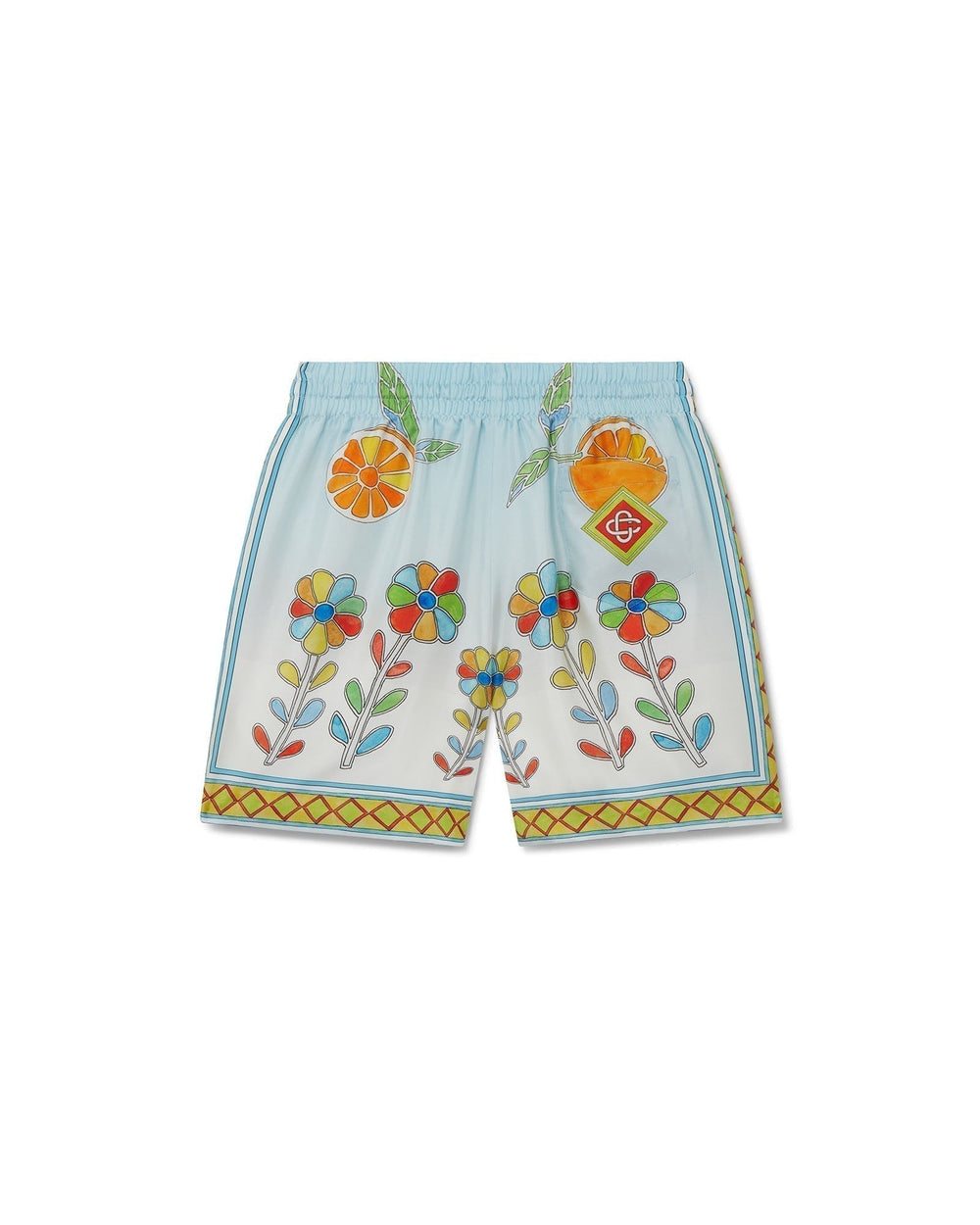 Short Yoruba Flowers Silk Shorts - photo 6/6 - UrbanDrip