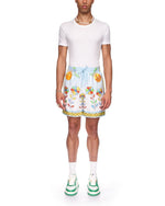 Short Yoruba Flowers Silk Shorts - photo 2/6 - UrbanDrip