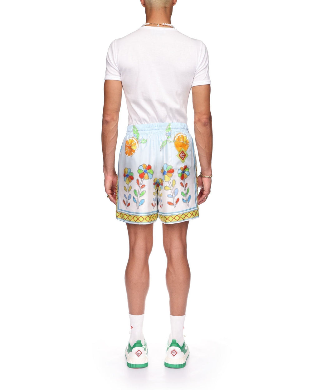 Short Yoruba Flowers Silk Shorts - photo 4/6 - UrbanDrip
