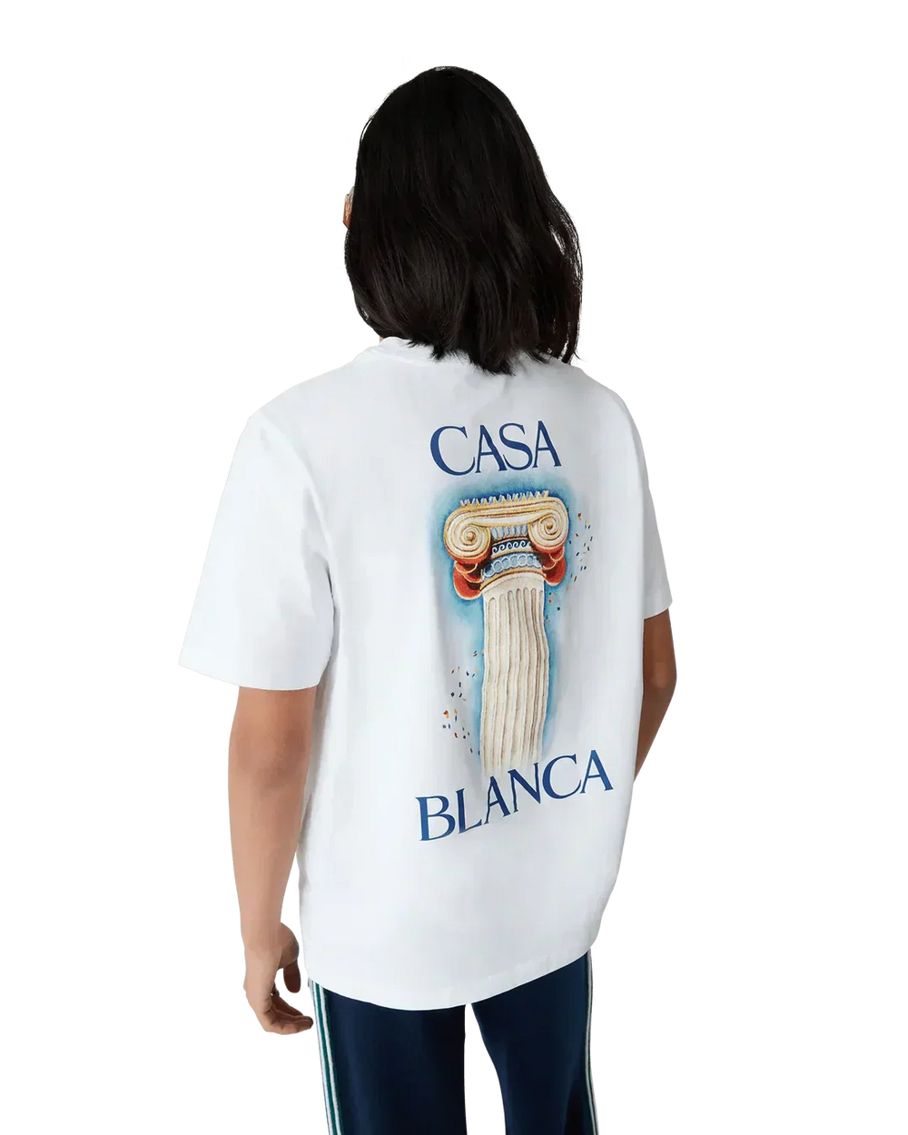 T-Shirt La Colonne Blanc - photo 3/4 - UrbanDrip