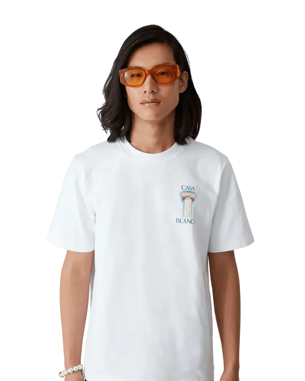 T-Shirt La Colonne Blanc - photo 2/4 - UrbanDrip