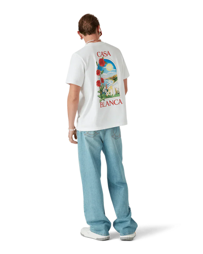 T-Shirt Casablanca LA DAYS Blanc