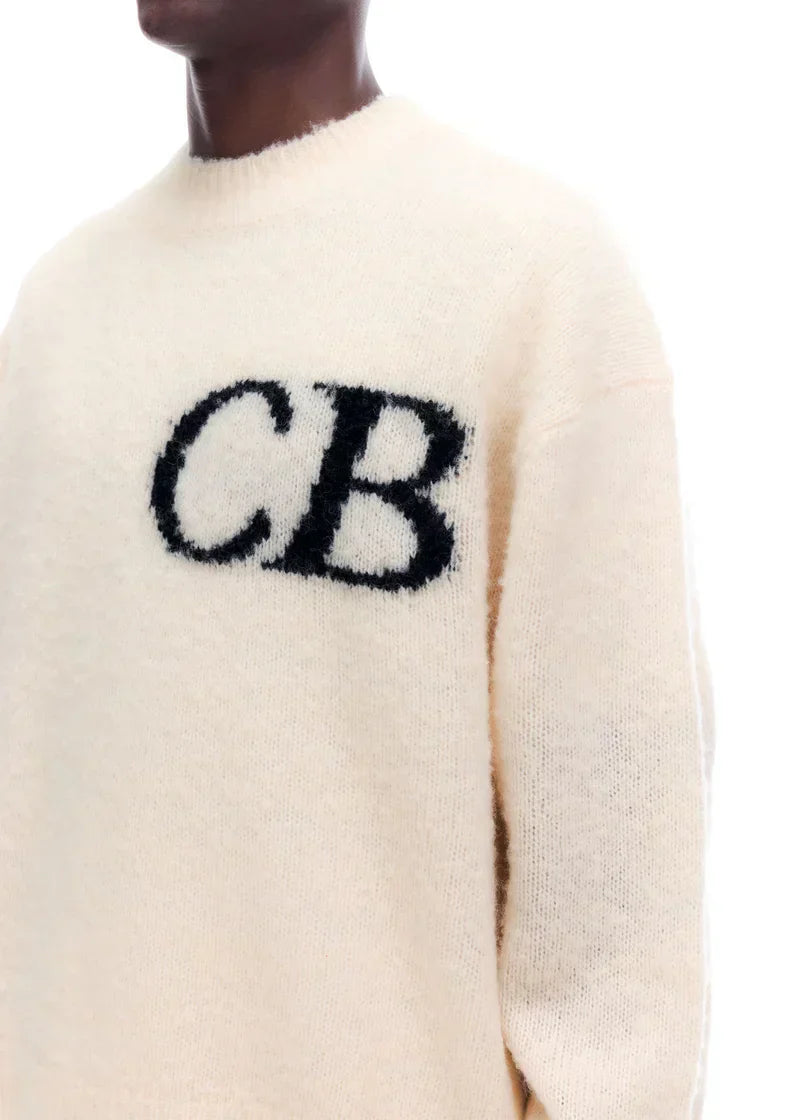 Sweat Pull CB Logo Knit Beige - photo 2/5 - UrbanDrip