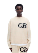 Sweat Pull CB Logo Knit Beige - photo 5/5 - UrbanDrip