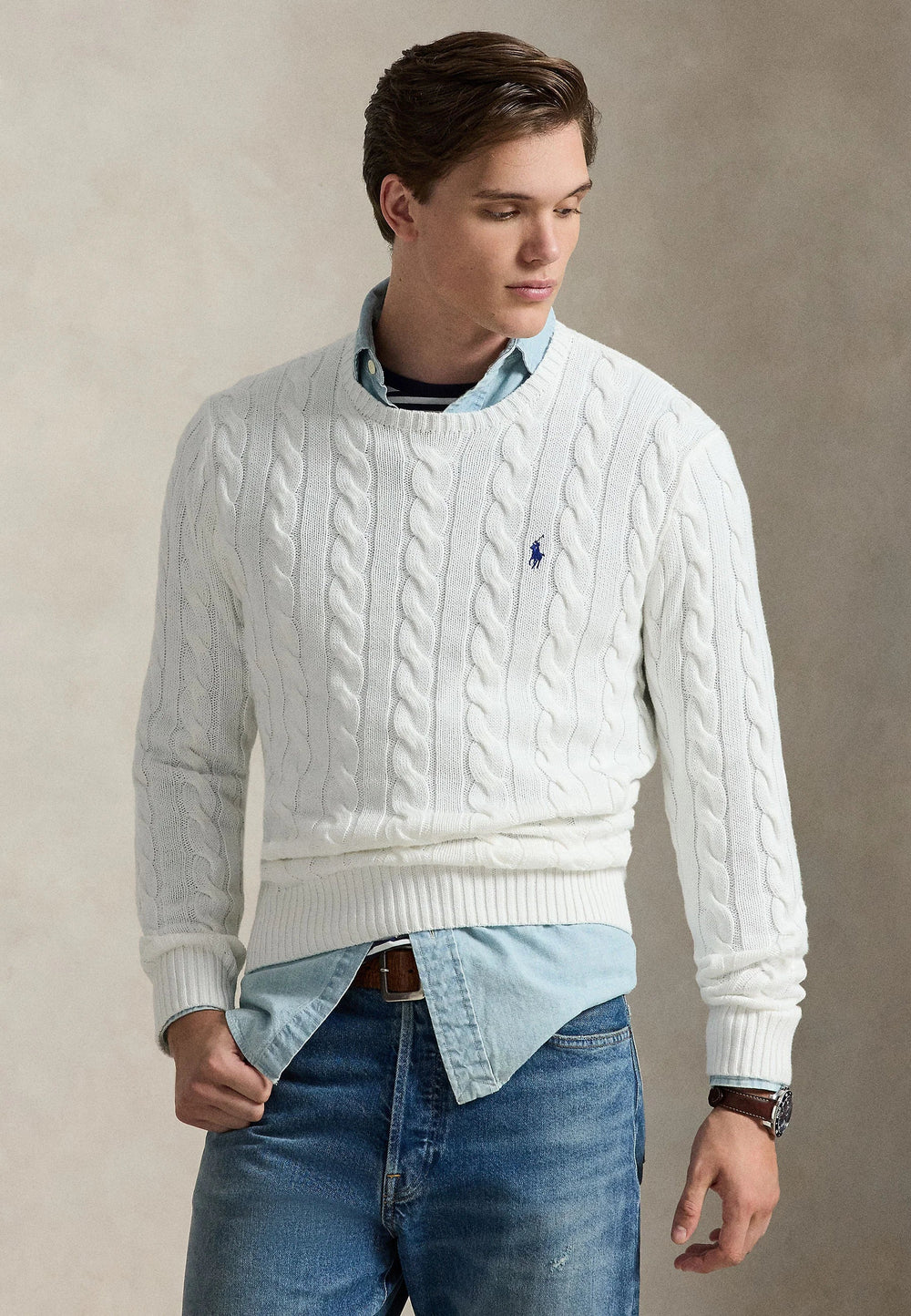 Sweat Pull En Laine Blanc - photo 2/3 - UrbanDrip