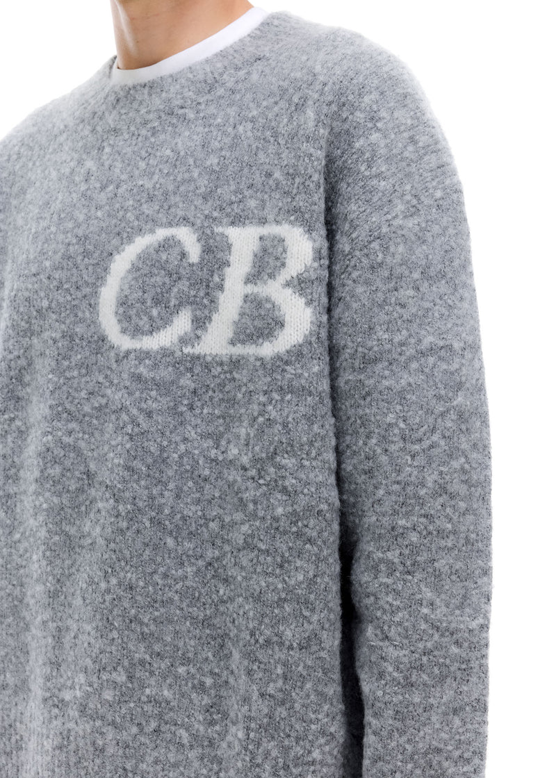 Sweat Pull CB Logo Knit Gris - photo 2/5 - UrbanDrip