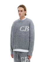 Sweat Pull CB Logo Knit Gris - photo 4/5 - UrbanDrip