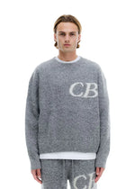 Sweat Pull CB Logo Knit Gris - photo 5/5 - UrbanDrip