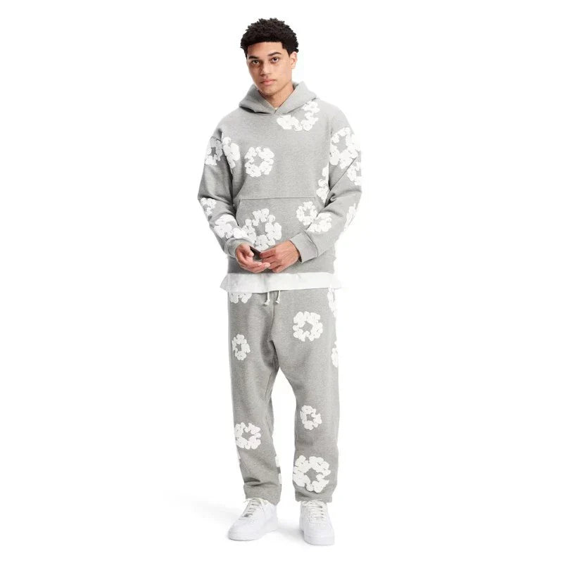 Sweat Pull Denim The Cotton Wreath Gris - photo 2/3 - UrbanDrip