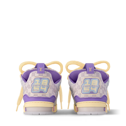 LV Skate Logo Incrusté Violet Et Multicolore