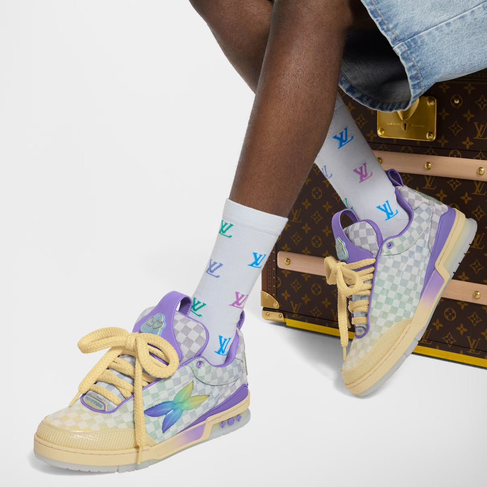 Skate Logo Incrusté Et Multicolore Violet - photo 4/7 - UrbanDrip