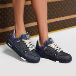 Sneakers Trainer Bleu Marine - photo 4/7 - UrbanDrip