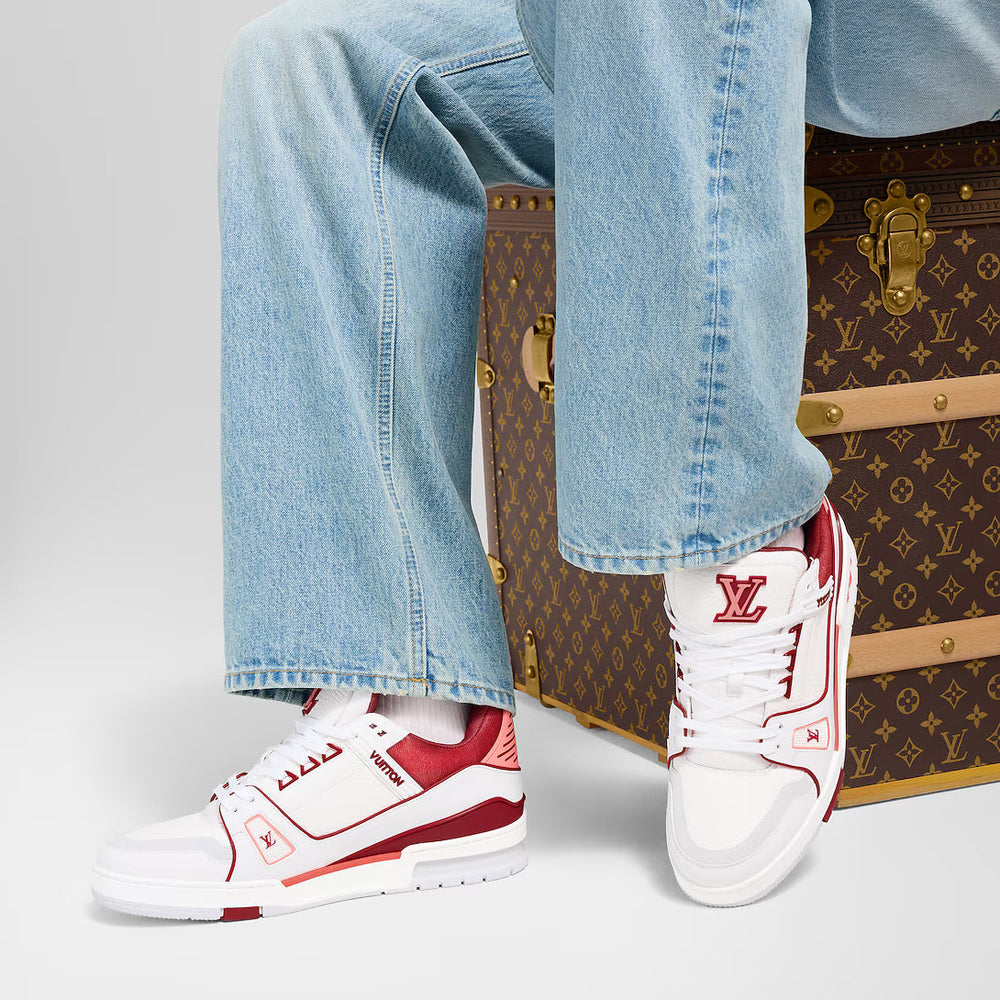 Sneakers Trainer Et Gris Rouge - photo 4/7 - UrbanDrip