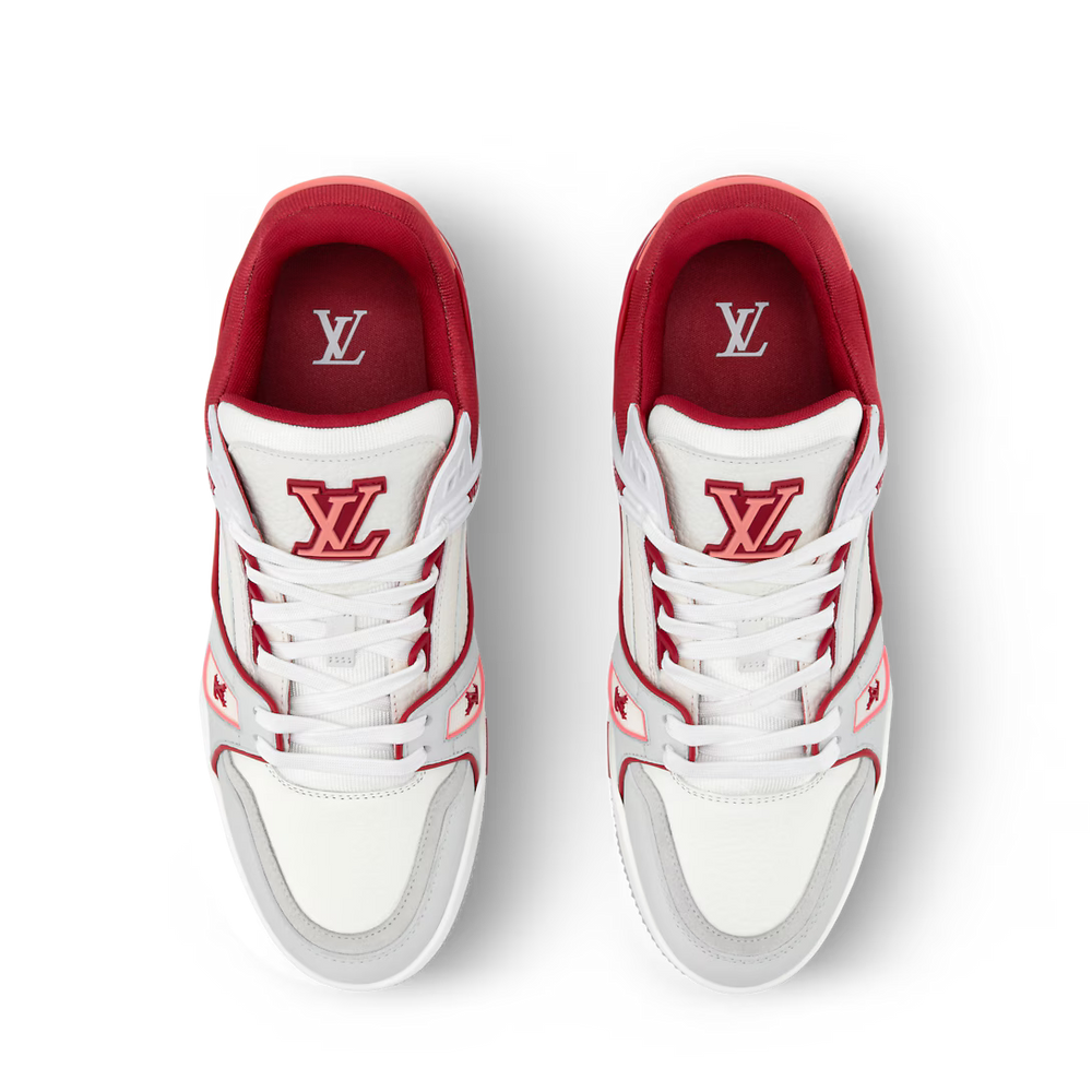Sneakers Trainer Et Gris Rouge - photo 5/7 - UrbanDrip