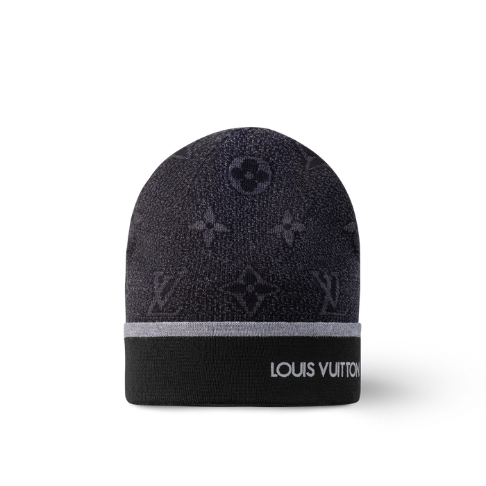 Bonnet et Écharpe My Monogram Éclipse Noir