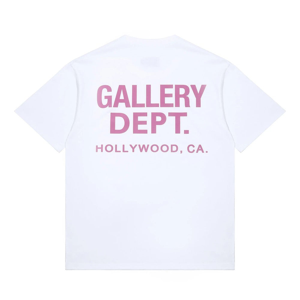 T-Shirt Et Blanc Rose - UrbanDrip