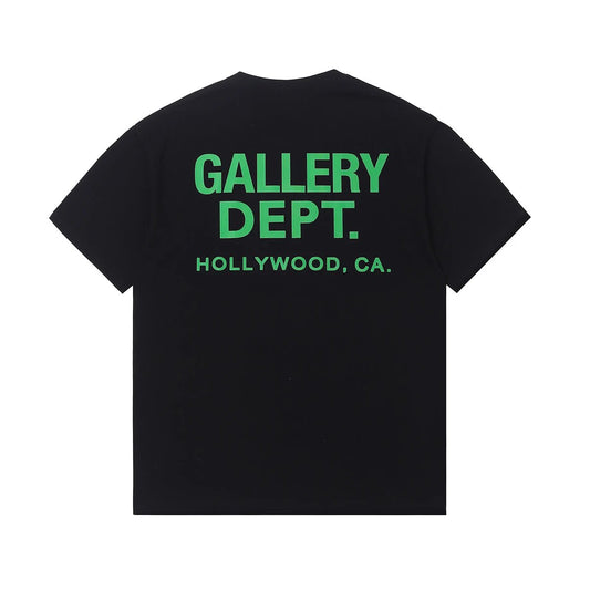 T-Shirt Noir Et Vert - UrbanDrip