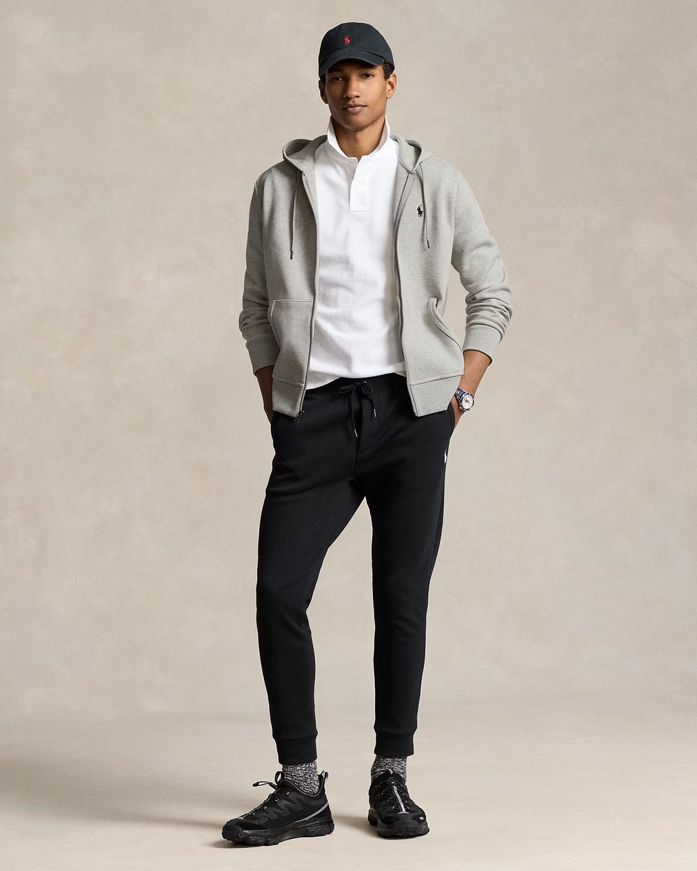 Zip Ralph Lauren Gris - UrbanDrip
