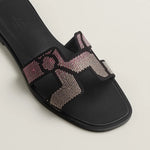 Sandales Oran Noir Et Rose - photo 4/5 - UrbanDrip