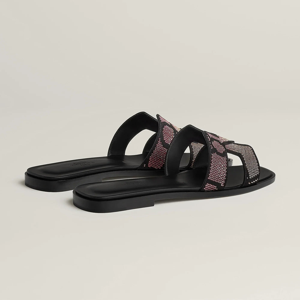 Sandales Oran Noir Et Rose - photo 5/5 - UrbanDrip
