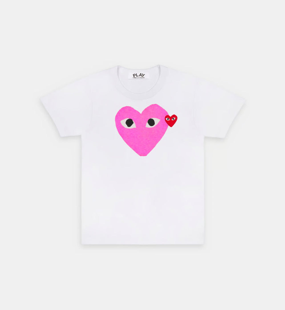 T-Shirt Et Blanc Rose - UrbanDrip