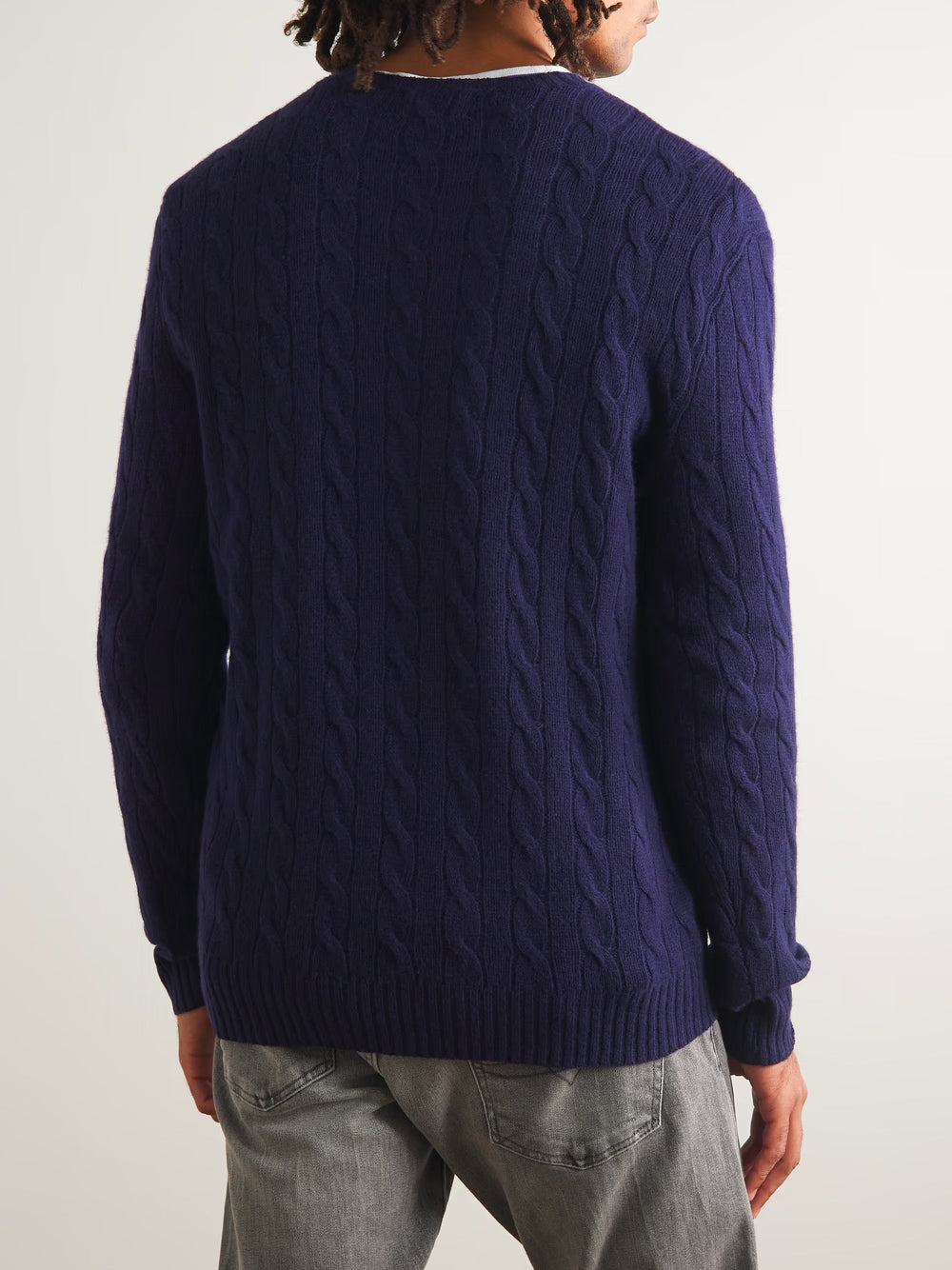 Sweat Pull En Laine Bleu Marine - photo 3/3 - UrbanDrip