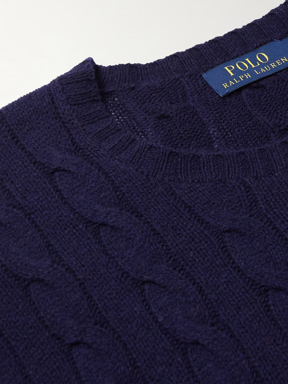 Sweat Pull En Laine Bleu Marine - photo 2/3 - UrbanDrip